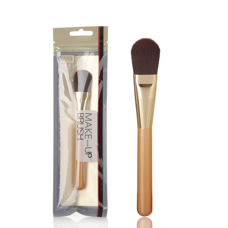 professional vegan liquid foundation brush eco friendly make up brush face facial mask brushes