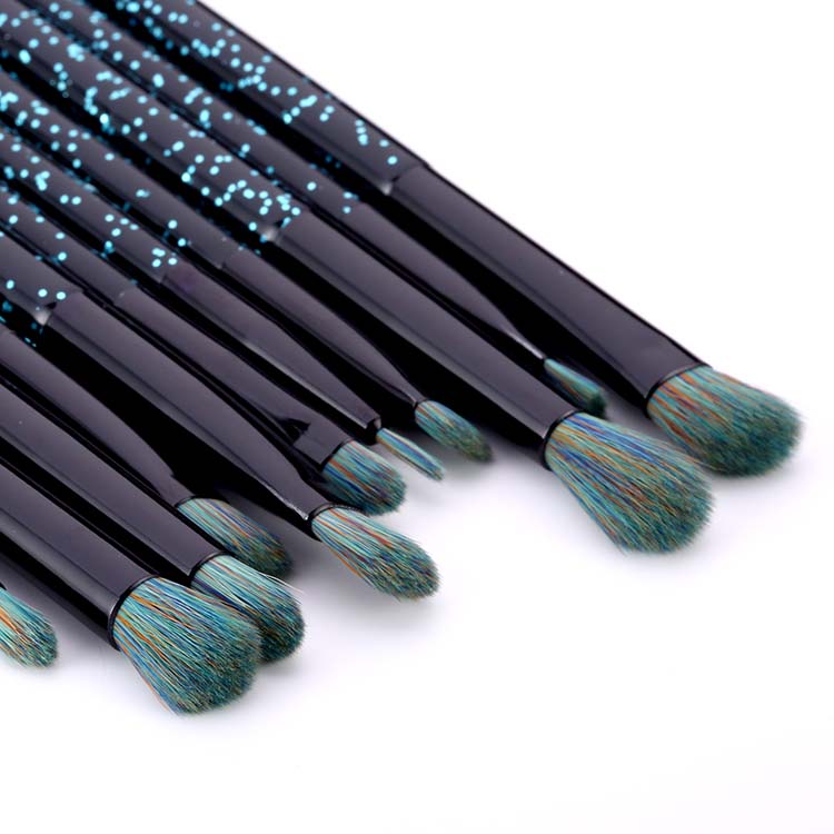 Best Selling Products Cosmetic Tools 15 Pcs Glitter Makeup Brush Set In USA