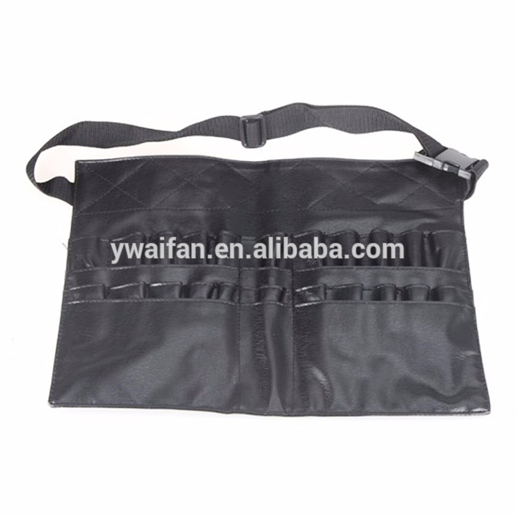 PVC Apron Artist Belt Strap Make Up Bag Cosmetic Brush Bag Makeup Brush Holder