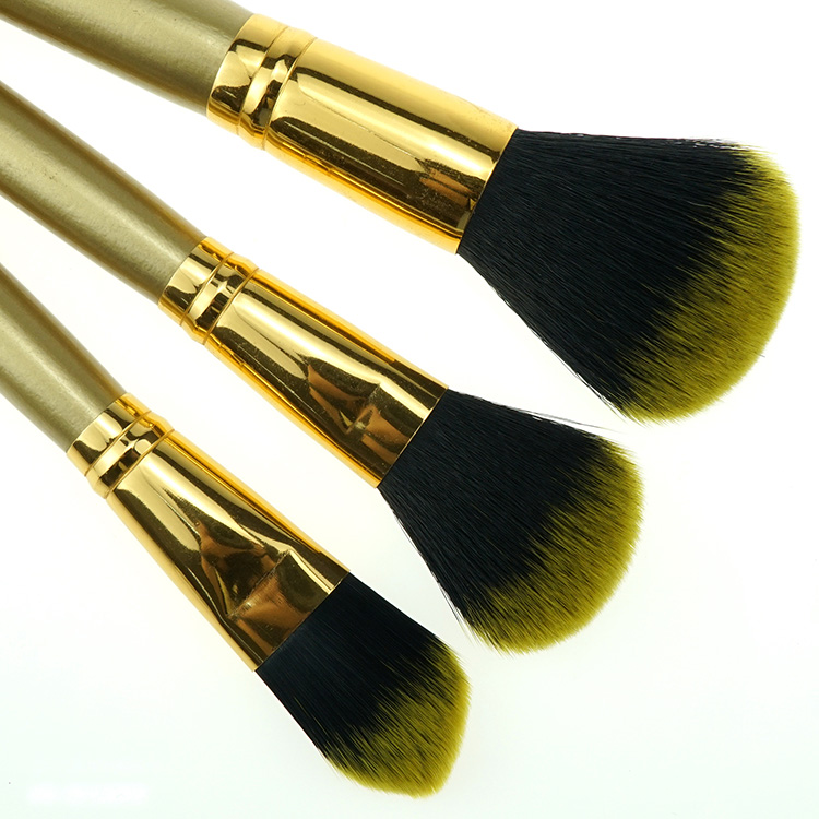 Best Sellers Gold Mini Makeup Brush Kit Glitter Cosmetic Brushes