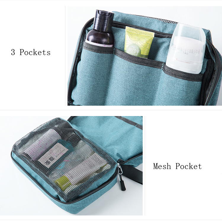 Portable Multifunction Toiletry Travel Bag Makeup Pouch Waterproof Hanging Toiletry Bag