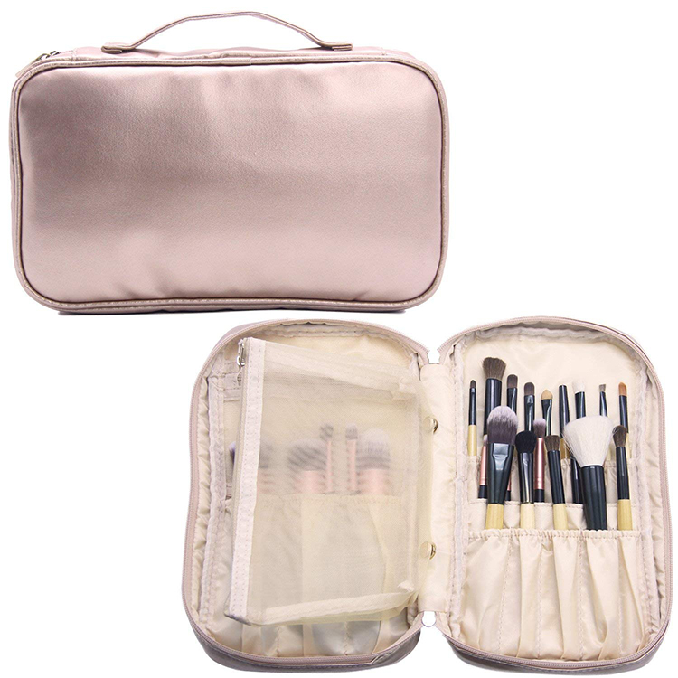 Makeup Brush Bag Multi functional Cosmetic Case Travel Brush Holder Cosmetic Bag