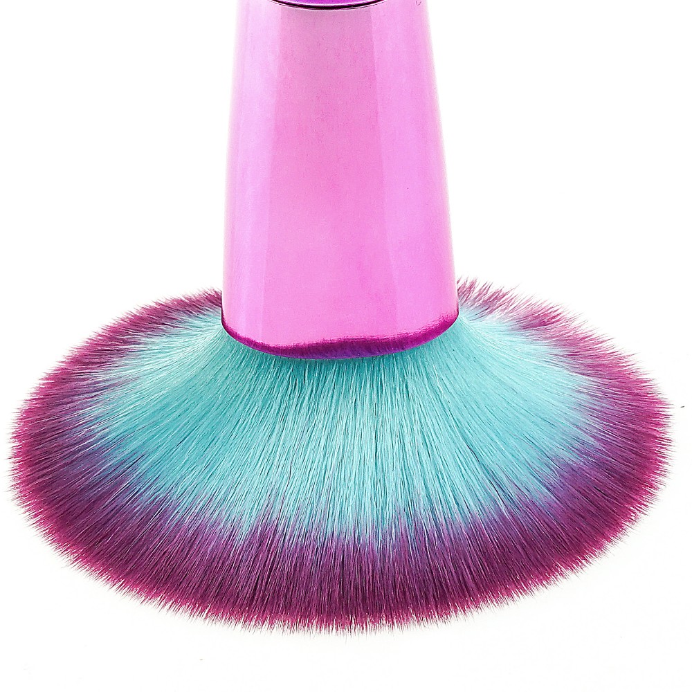 9Pcs Gradient Brush Metal Brush Kit In Beauty Small Makeup Brush