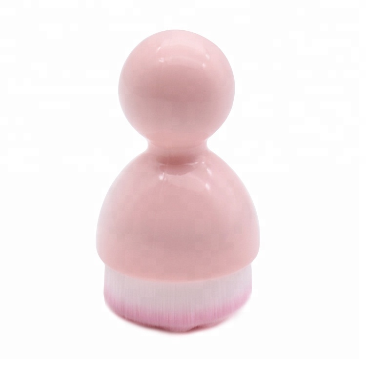 Large Luxury Portable Foundation Makeup Brush Seal Flower Flat Foundation Make Up Brush