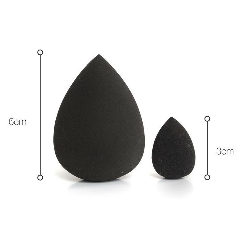 Best Seller Softest Latex Free Hydrophilic Black Drop Royal Micro Mini Custom Logo Makeup Sponge