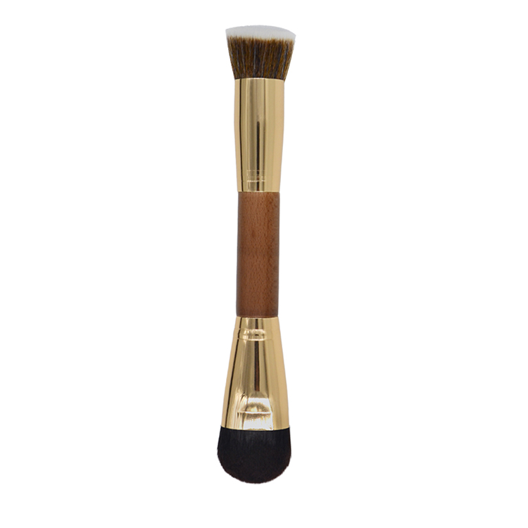 Customised Double Ended Foundation Makeup Brush with Synthetic Hair