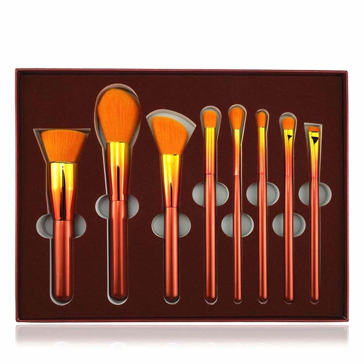 Best cute vegan 8pcs big makeup brushes set
