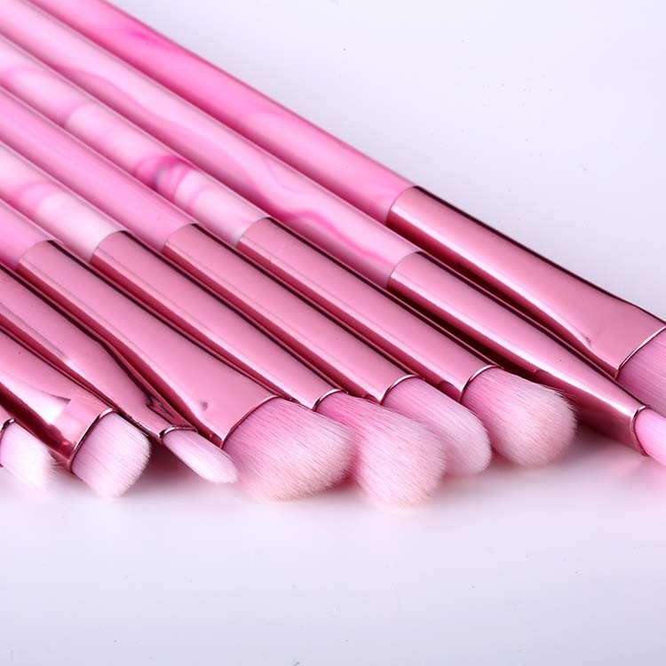 12 Pieces Marble Pink Best selling Maquillaje Makeup Brush Set