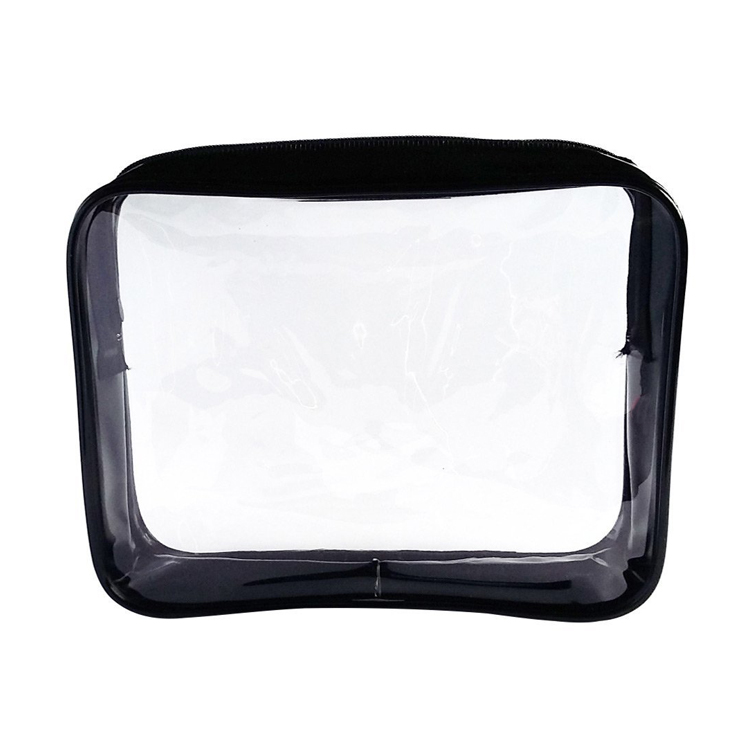 Clear Cosmetic Bag Travel Case Waterproof Zipper Toiletry Organizer