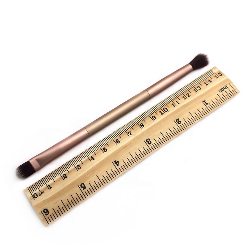 Double Sided Champagne 2 in 1 Eye shadow Blending Brush