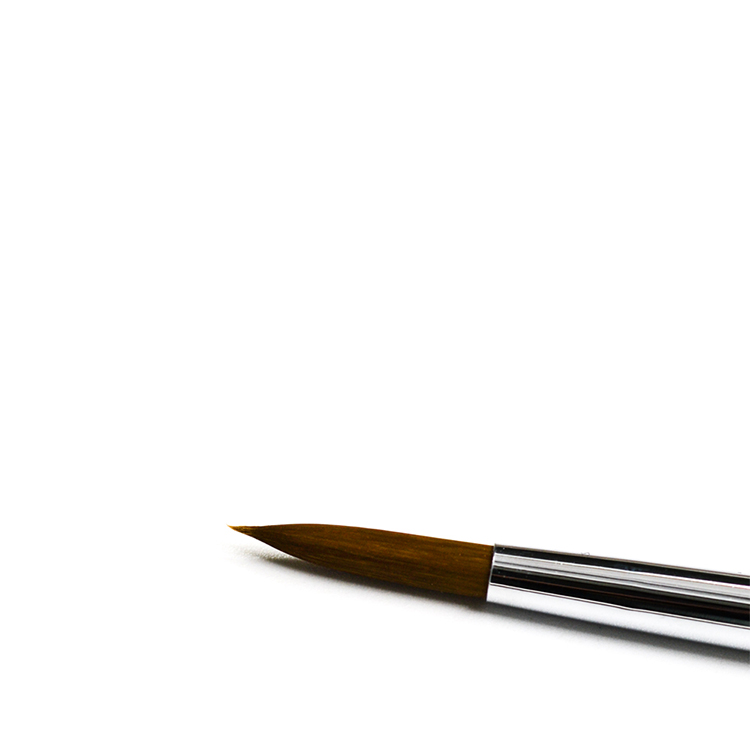 Different aize available nail art drawing gel painting wooden kolinsky acrylic nail brush
