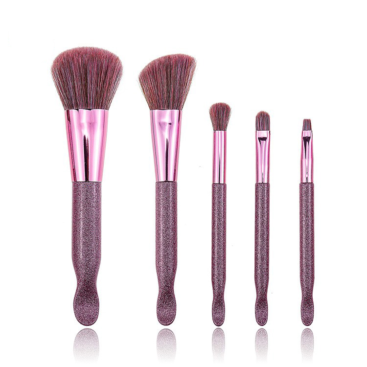 5PCS Custom Logo Daily Makeup Brush Set For Women
