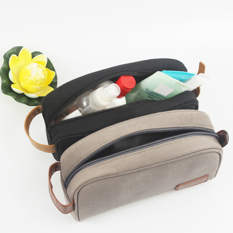 Multi-purpose Cotton Canvas Makeup Bag Cosmetic Bag Pouch