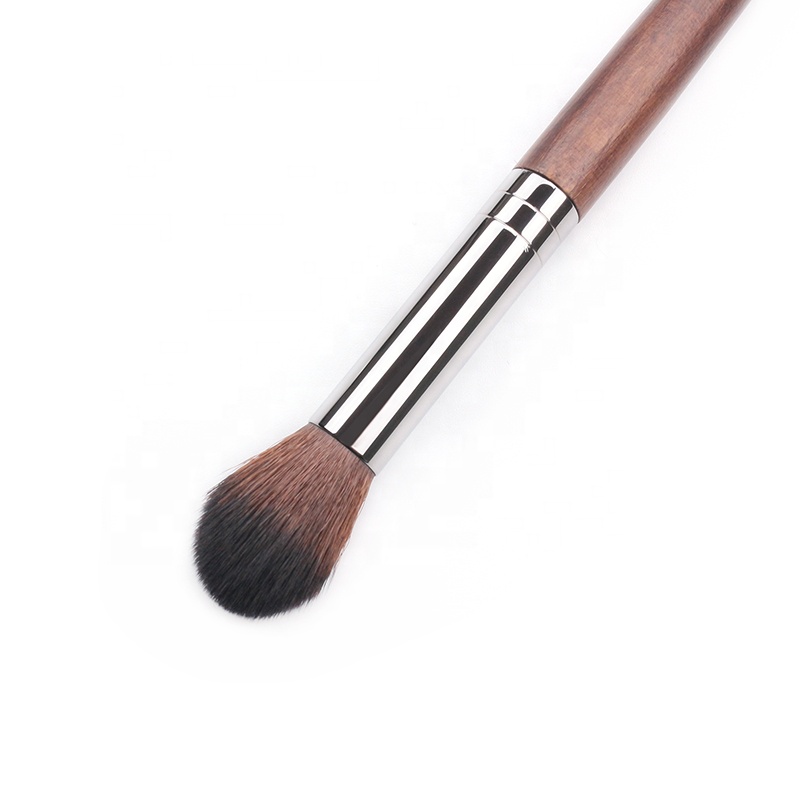 High End OEM Face Synthetic Wood Bleding Brush Tapper Makeup Highlight Brush