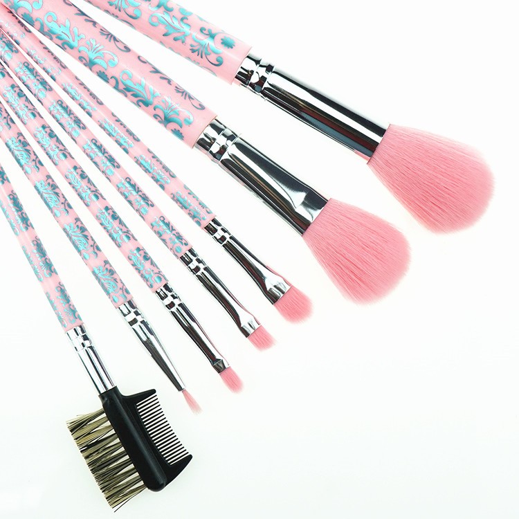 Factory nylon hair new custom brush cosmetic makeup brushes set