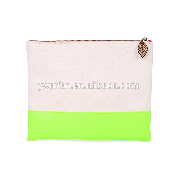 Multi-purpose Women Cotton Zipper makeup Bag Pouch Fashion Canvas Cosmetic Bags