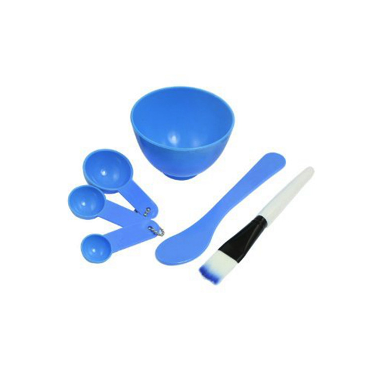 4 in 1 facial mask skin care brush set mask brush bowl mixer stick gauge spoon