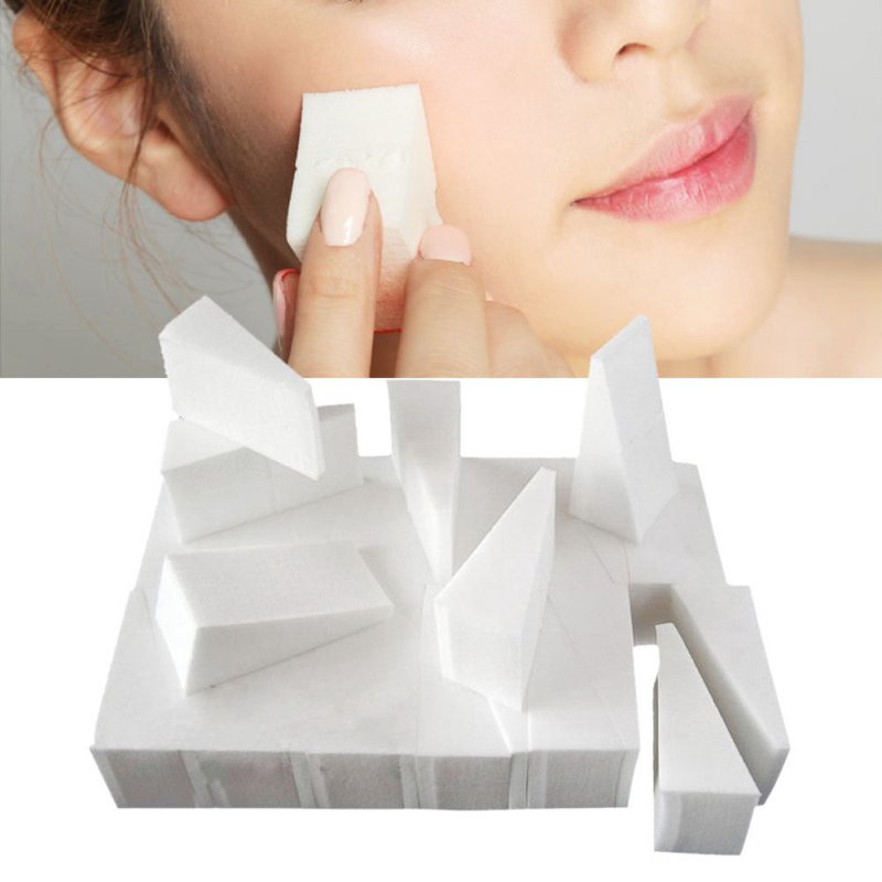 24 Pieces/Block Cosmetic Wedges Foundation Sponge Nail Art Sponges Triangle Facial Sponge latex free