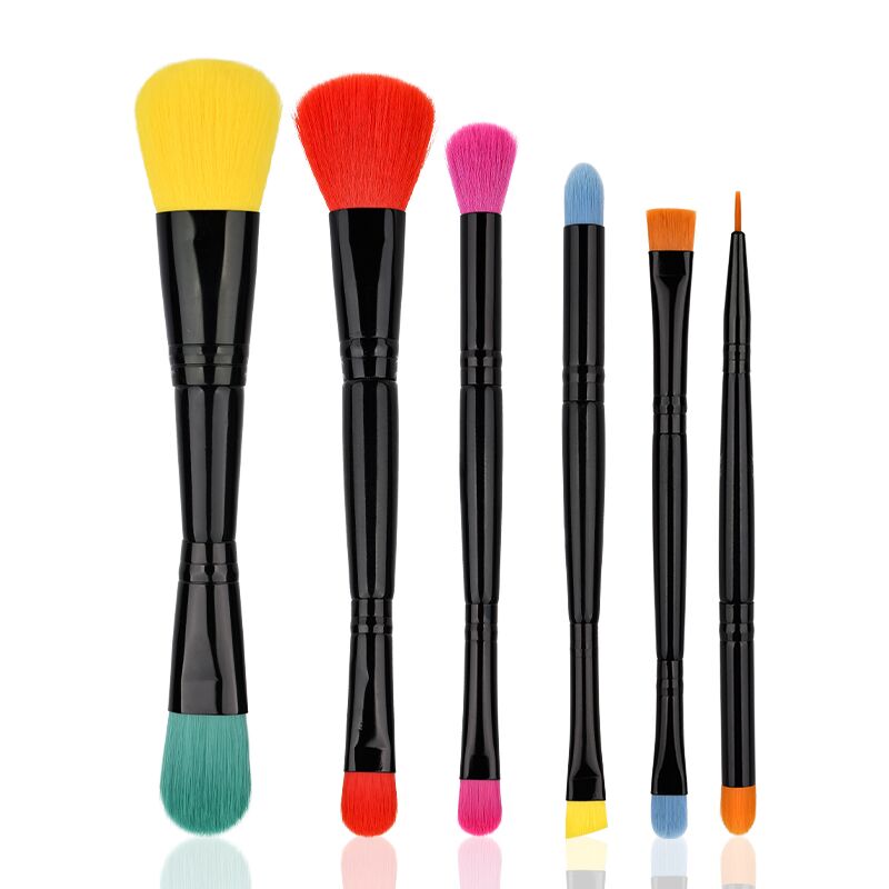 Latest design 6pcs brush makeup personalized makeup brushes wholesale