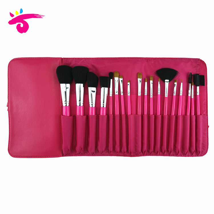 Makeup Must Haves Unique Makeup Brush Kit With Case Fresh Pink Brush Sst for Powder Foundation Cream Eyeshadow