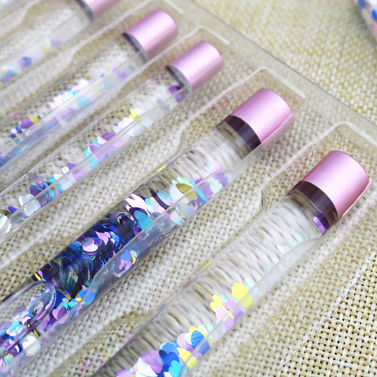 Wholesale New 7 PCS Professional Sequins Kabuki Paillette Cyrstal Liquid Glitter Makeup Brushes Set