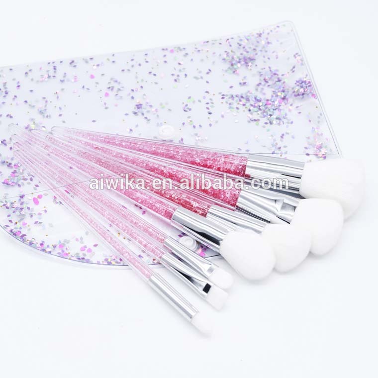 5 pcs Glitter Makeup Brush Brush Set Private Label