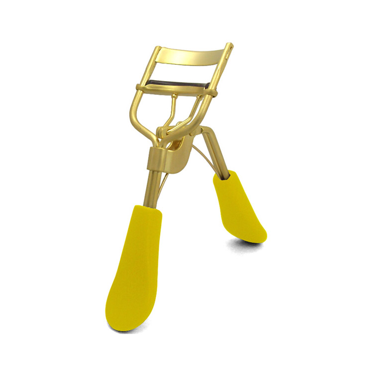 Packaging mini plastic handle stainless steel eyelash curler tool private label