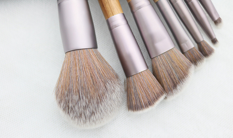 Factory Price Pro 7pcs Original Size Makeup Tools Synthetic Soft Brushes Set Make up Cosmetic with PU case
