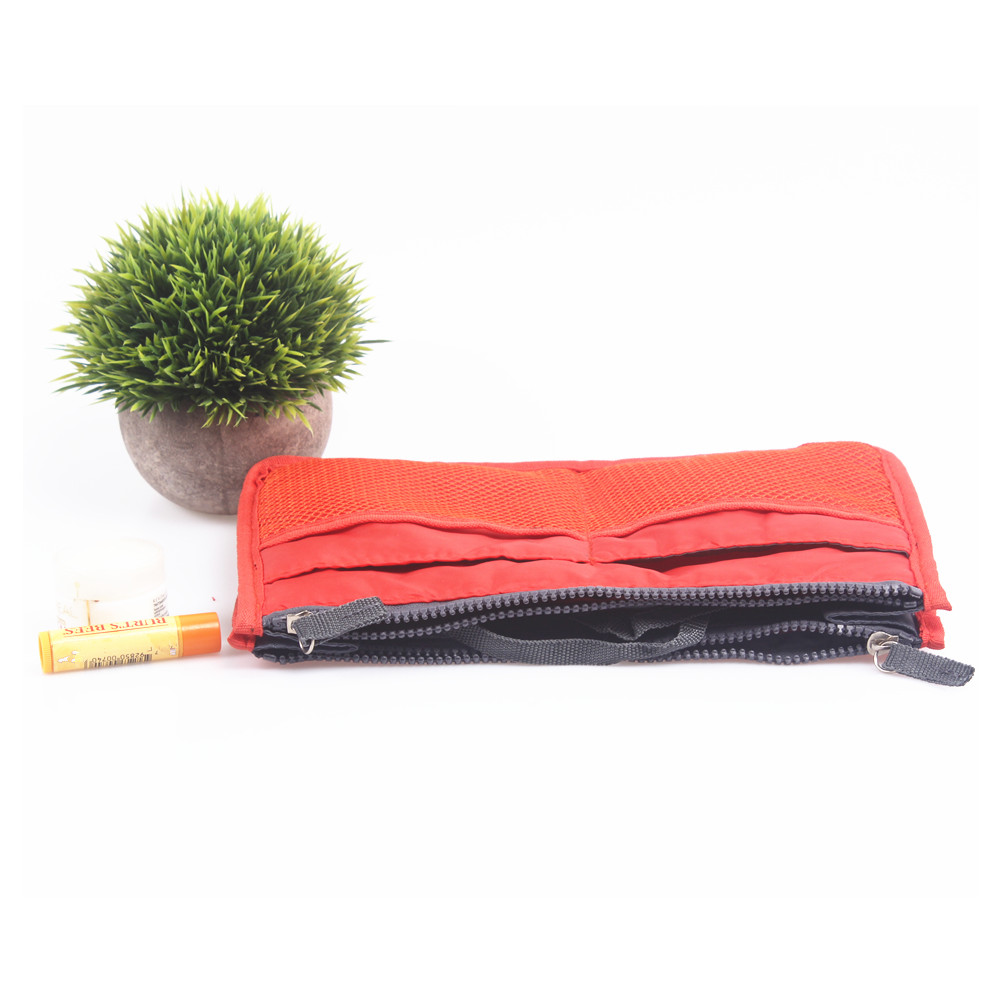 Multi-Pocket Purse Organizer with Handle Insert Handbag Organizer