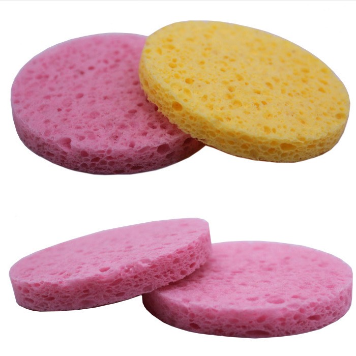 Natural Cellulose Cleansing Sponge Puff Facial Cleanser Face Cleanse Sponge