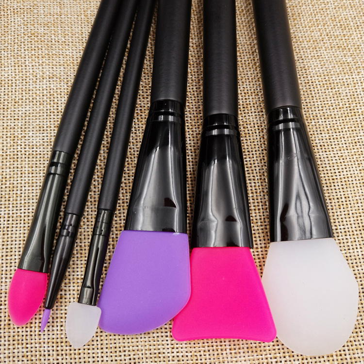 Amazon top seller 6 pcs silicone makeup face mask brushes set