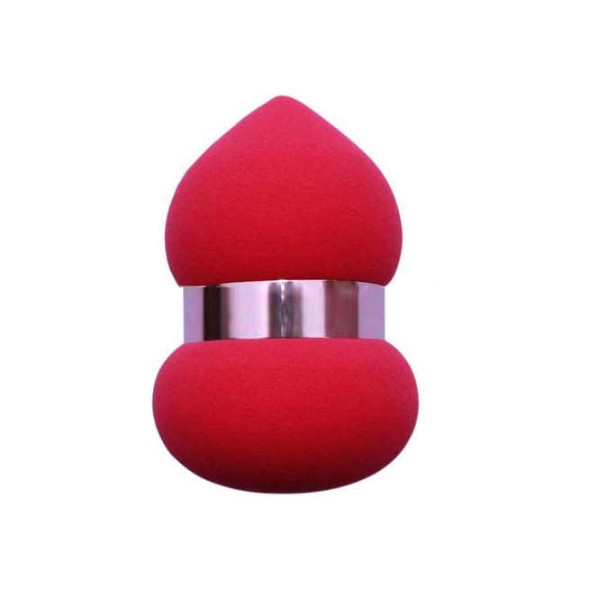 Aluminum Ferrule Gourd Shape Sponge Wholesale beauty sponge cosmetic puff private label magic makeup sponge