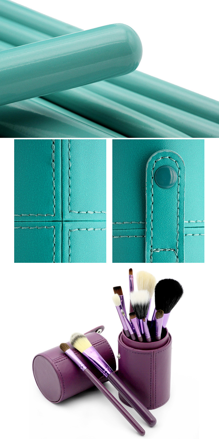 Wholesale Best Goat Hair Wooden Make Up Tools Brand Beauty Cosmetic Makeup Brush Set with Holder