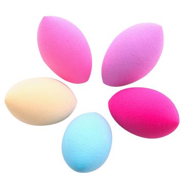 color mixed private label makeup blender professional makeup sponge facial blending puff