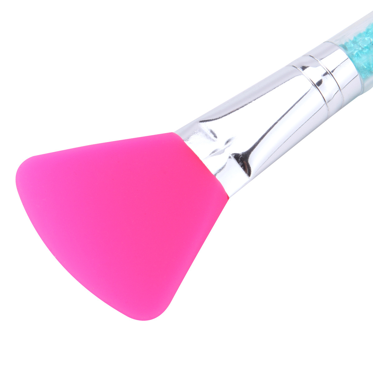 Bling brush set glitter acrylic handle makeup brushes face brush