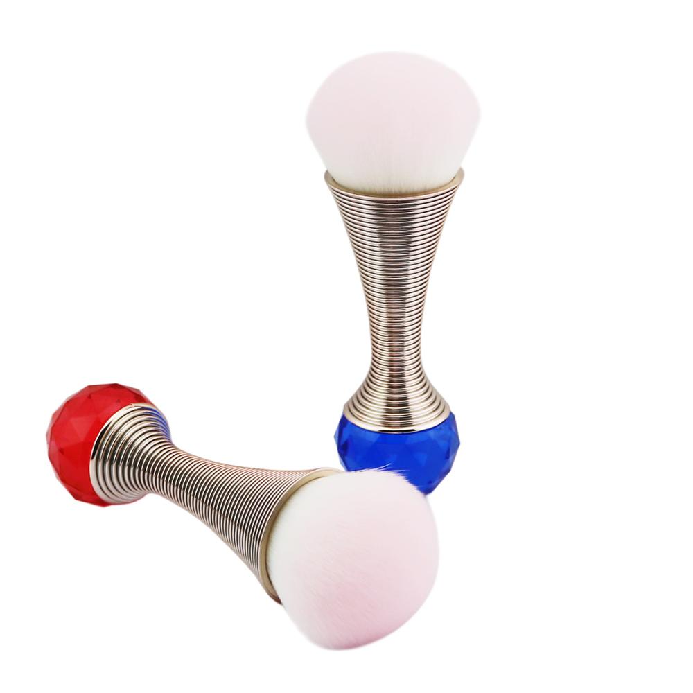 Wholesale Big Cosmetic Make Up Brush Rhinestone Loose Blush Powder Makeup Brushes