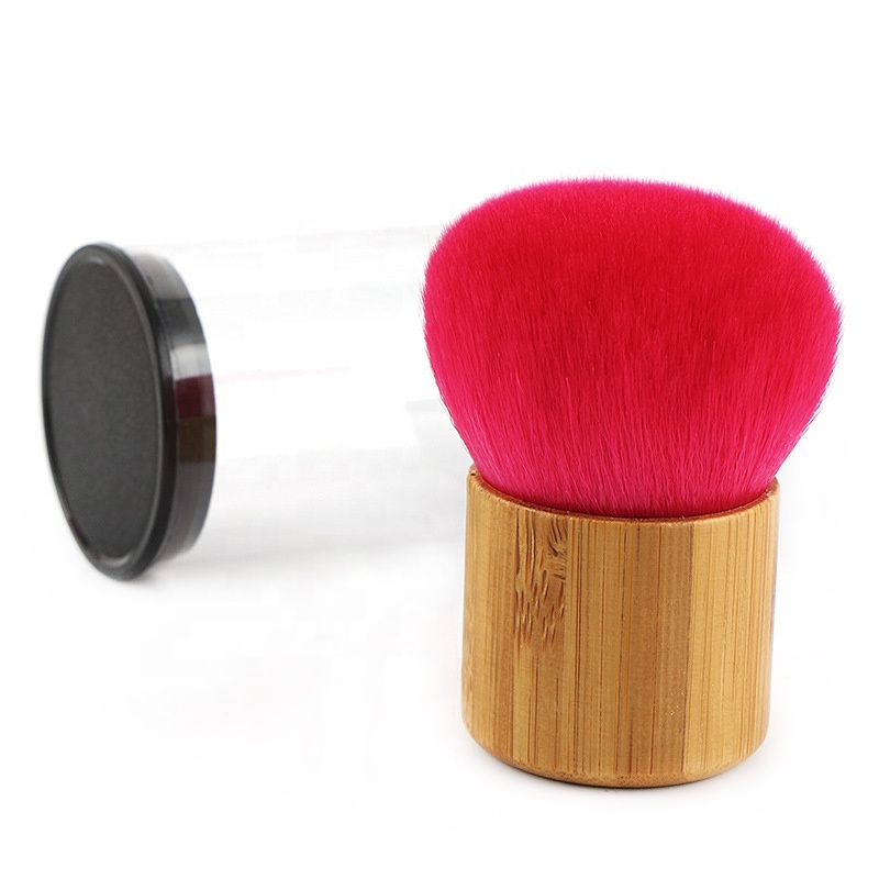 Hot Sale Powder Blusher Brush Eco-friendly Bamboo Handle Makeup Kabuki Brush