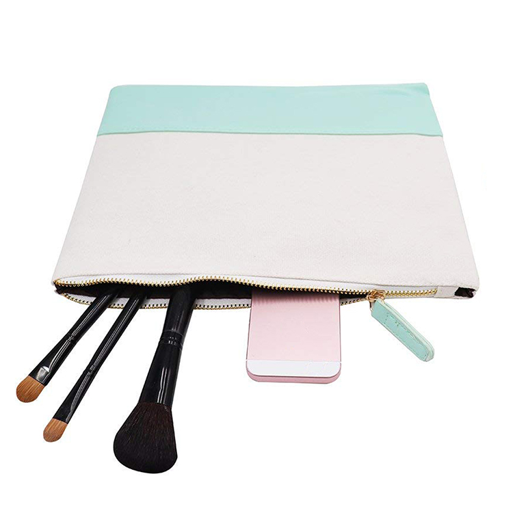 Multipurpose Canvas Cosmteic Bag Portable Travel Kit Makeup Cosmetic Pouch Bag
