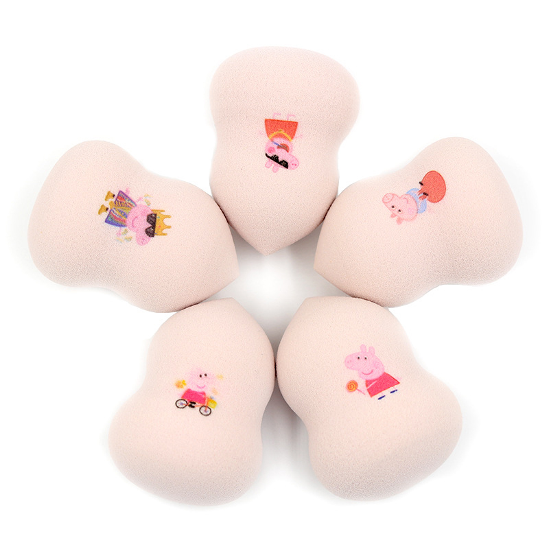 Cartoon Characters Cute Newly Design Foundation Puff Cosmetic Makeup Blender Sponge