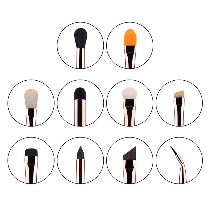cosmetic brush manufacturers eye brush 11pcs private label makeup brush