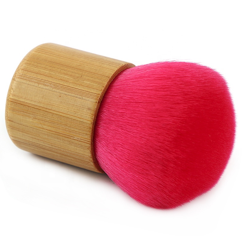Hot Sale Powder Blusher Brush Eco-friendly Bamboo Handle Makeup Kabuki Brush