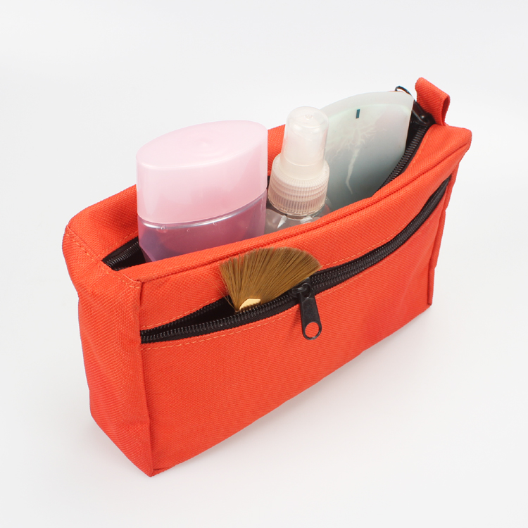 Travel Storage Bags Cosmetic Zipper Bag Red Customize Made Zipper Lock Pouch