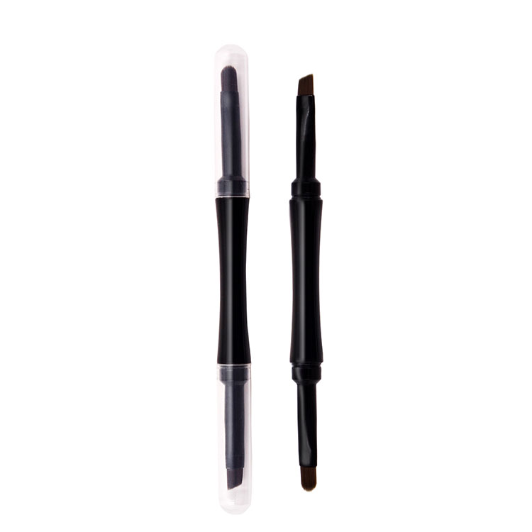 OEM / ODM Portable Double Sided Hair Makeup Lips Brush Makeup Cosmetic Lipstick Brush