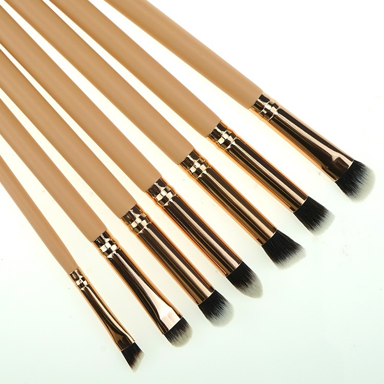 High Quality 12Pcs Rose Gold Makeup Brush Set With PU Bag