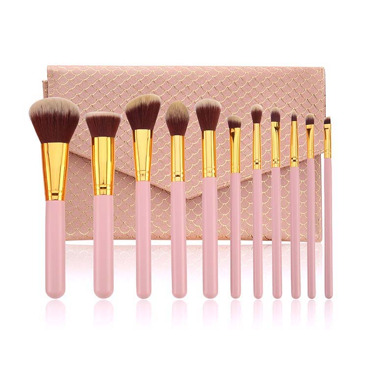 Private Label Brand New Popular 11PCS Makeup Brush Set With Brush Case