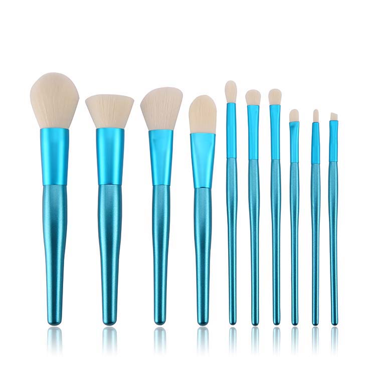 10PCS Premium Cosmetic brushes Synthetic Foundation Powder Concealer Eye Shadows Makeup brushes