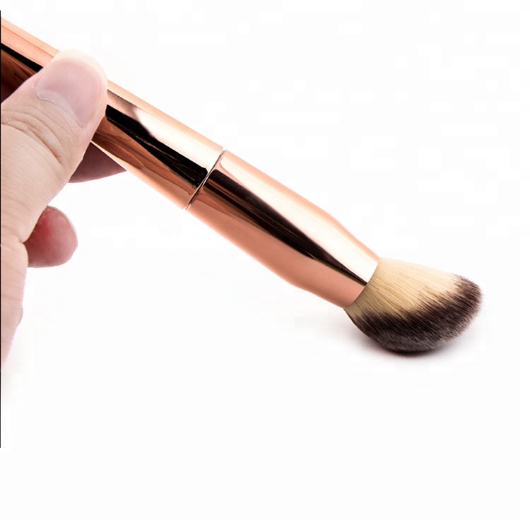 New Duo Fibre Single Flawless Liquid Foundation Makeup Brush