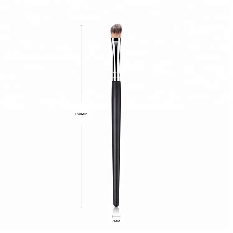Custom Eye Makeup Tools Synthetic Wood Angled Single Single Eyeshadow-brushes