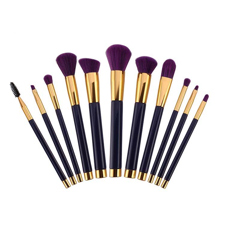 Vegan Foundation Brush Colorful Blending Cosmetics Eye shadow makeup Brush kit