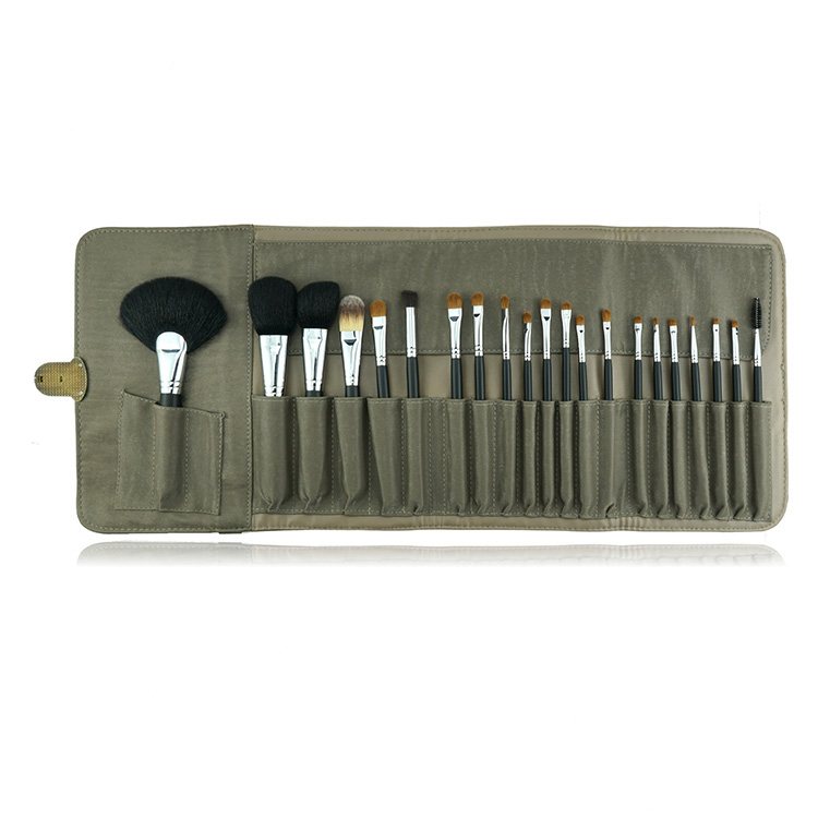 Factory Supply Professional Black Makeup brush Kit Pincel de Maquiagem with Custom Logo